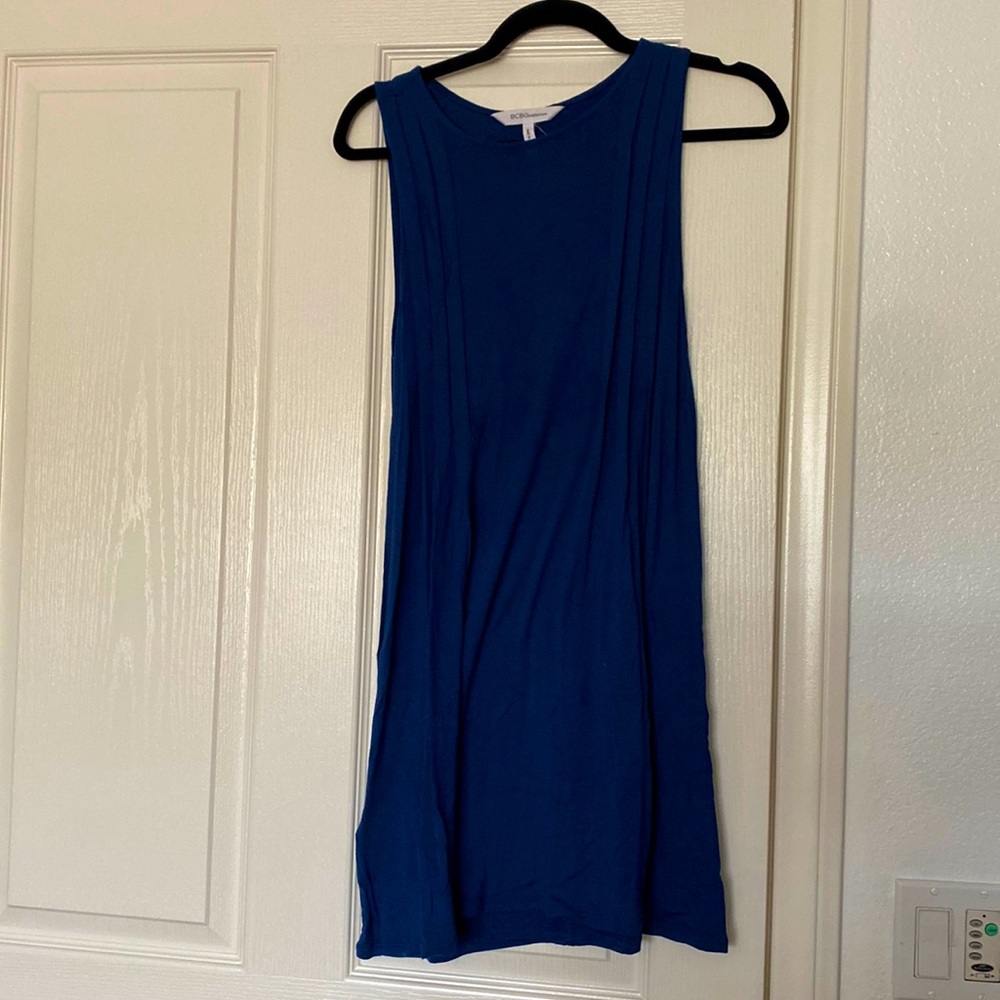 Blue casual summer dress